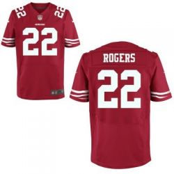 Cheap Carlos Rogers 49ers Jersey #22 Red From China Elite