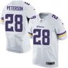Cheap Adrian Peterson Vikings Jersey #28 White From China Elite