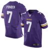 Cheap Christian Ponder Vikings Jersey #7 Purple From China Elite