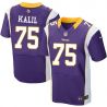 Cheap Matt Kalil Vikings Jersey #75 Purple From China Elite