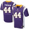 Cheap Chuck Foreman Vikings Jersey #44 Purple From China Elite