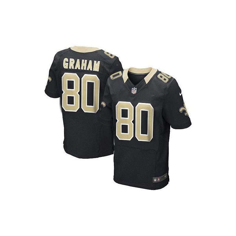 Cheap Jimmy Graham Saints Jersey #80 Black From China Elite