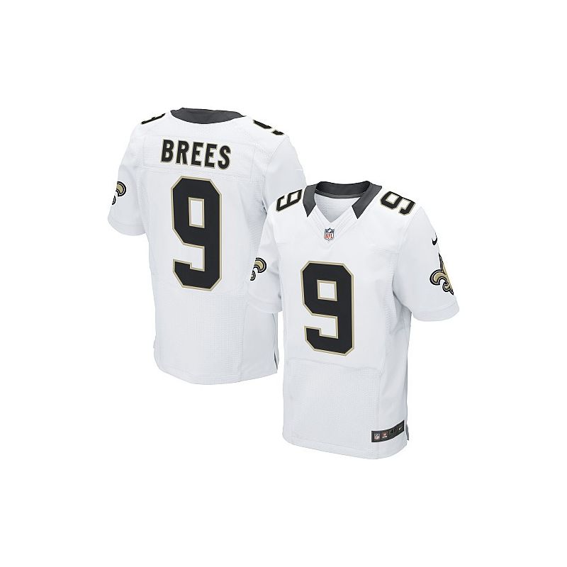 Cheap Drew Brees Saints Jersey #9 White From China Elite