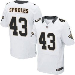 Cheap Darren Sproles Saints Jersey #43 White From China Elite