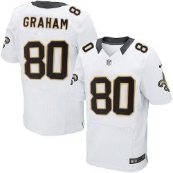 Cheap Jimmy Graham Saints Jersey #80 White From China Elite