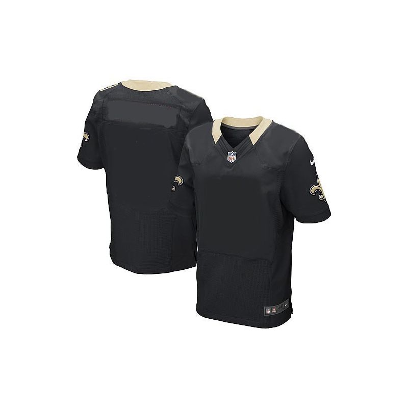 Cheap Saints Blank Jersey Black From China Elite