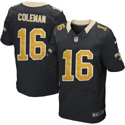 Cheap Brandon Coleman Saints Jersey From China #16 Black Elite