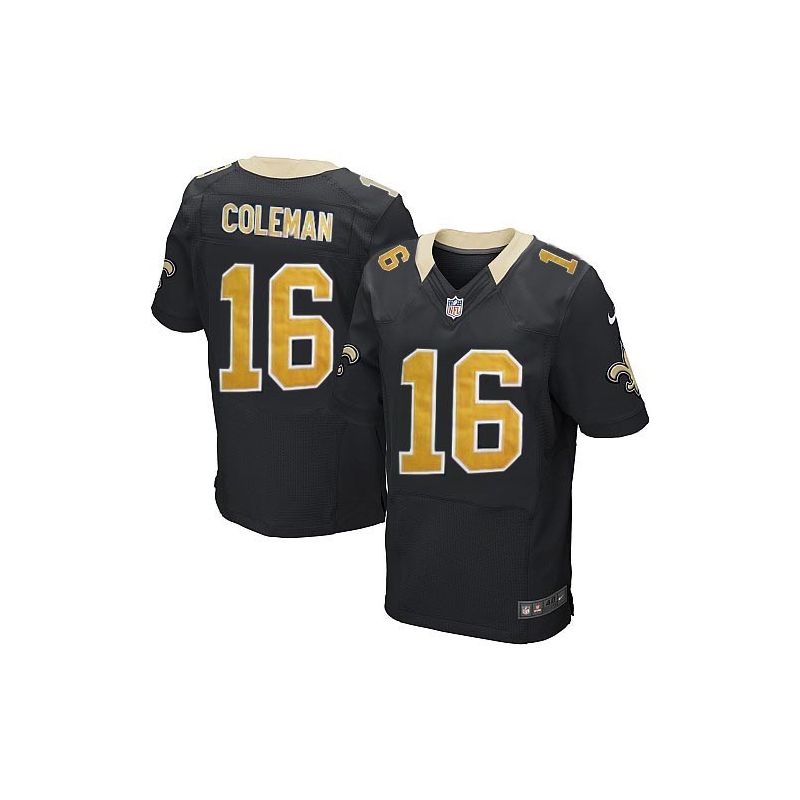 Cheap Brandon Coleman Saints Jersey From China #16 Black Elite