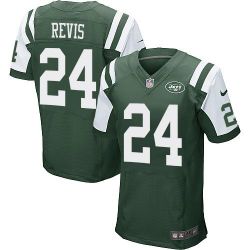 Cheap Darrelle Revis Jets Jersey #24 Green From China Elite