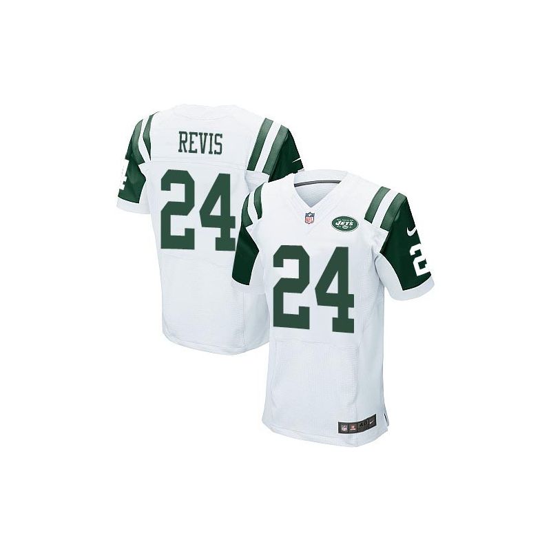 Cheap Darrelle Revis Jets Jersey #24 White From China Elite