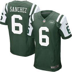 Cheap Mark Sanchez Jets Jersey #6 Green From China Elite