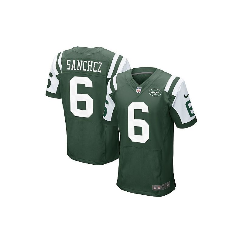 Cheap Mark Sanchez Jets Jersey #6 Green From China Elite