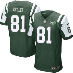 Cheap Dustin Keller Jets Jersey #81 Green From China Elite