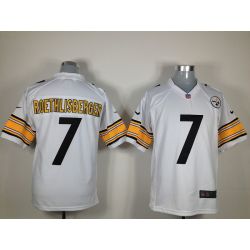 Cheap Ben Roethlisberger Steelers Jersey #7 White From China Game