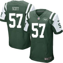 Cheap Bart Scott Jets Jersey #57 Green From China Elite