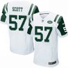 Cheap Bart Scott Jets Jersey #57 White From China Elite