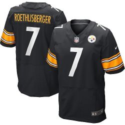 Cheap Ben Roethlisberger Steelers Jersey #7 Black From China Elite