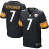 Cheap Ben Roethlisberger Steelers Jersey #7 Black From China Elite