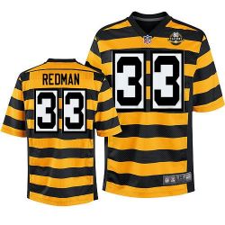 Cheap Isaac Redman Steelers Jersey #33 Yellow 80 Seasons From China Elite
