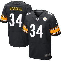 Cheap Rashard Mendenhall Steelers Jersey #34 Black From China Elite