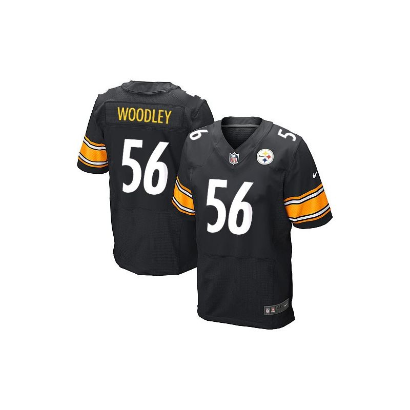 Cheap LaMarr Woodley Steelers Jersey #56 Black From China Elite