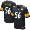 Cheap LaMarr Woodley Steelers Jersey #56 Black From China Elite