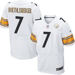 Cheap Ben Roethlisberger Steelers Jersey #7 White From China Elite