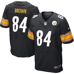 Cheap Antonio Brown Steelers Jersey #84 Black From China Elite