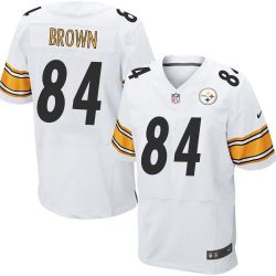 Cheap Antonio Brown Steelers Jersey #84 White From China Elite