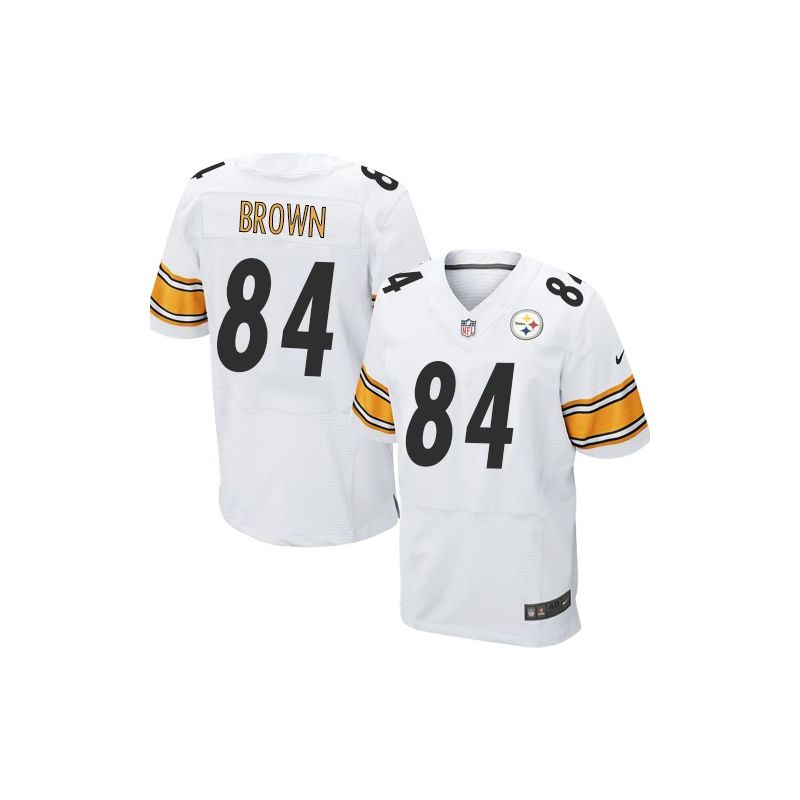 Cheap Antonio Brown Steelers Jersey #84 White From China Elite