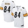 Cheap Antonio Brown Steelers Jersey #84 White From China Elite