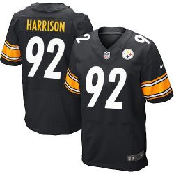 Cheap James Harrison Steelers Jersey #92 Black From China Elite