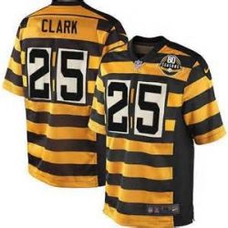 Cheap Ryan Clark Steelers Jersey #25 Yellow 80 Seasons From China Elite