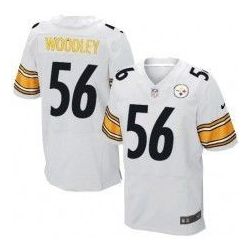 Cheap LaMarr Woodley Steelers Jersey #56 White From China Elite