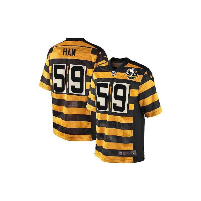 Cheap Jack Ham Steelers Jersey #59 Yellow 80 Seasons From China Elite Cheap Jack Ham Steelers Jersey #59 Yellow 80 Seasons From China Elite