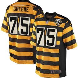 Cheap Joe Greene Steelers Jersey #75 Yellow 80 Seasons From China Elite