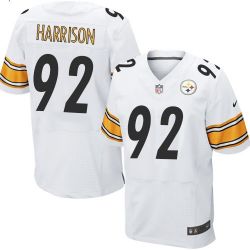 Cheap James Harrison Steelers Jersey #92 White From China Elite