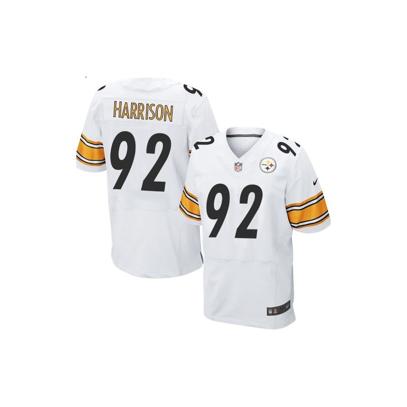 Cheap James Harrison Steelers Jersey #92 White From China Elite