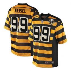 Cheap Brett Keisel Steelers Jersey #99 Yellow 80 Seasons From China Elite