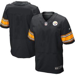 Cheap Steelers Blank Jersey Black From China Elite