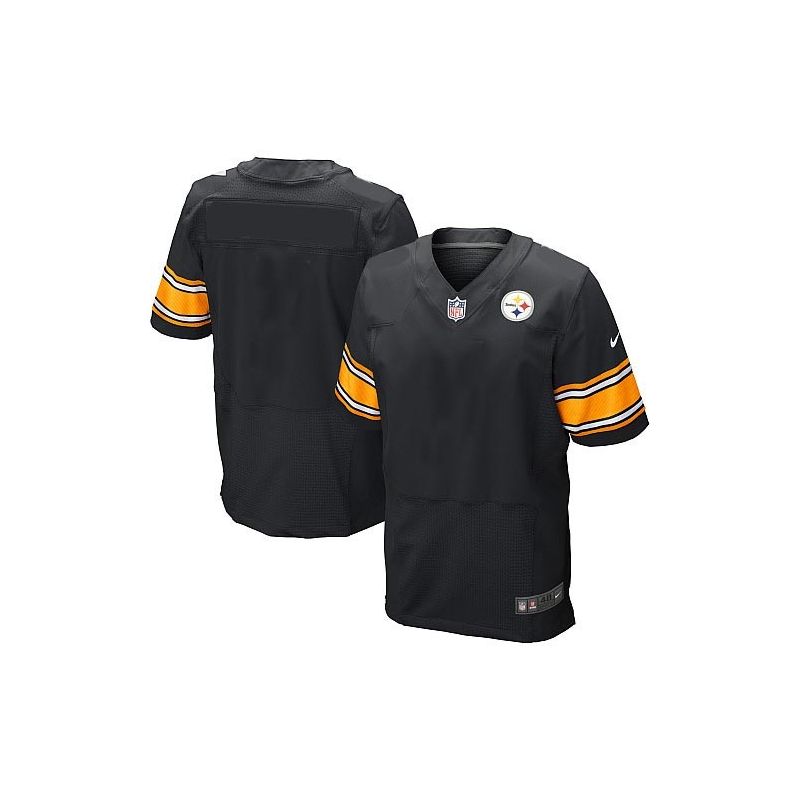 Cheap Steelers Blank Jersey Black From China Elite