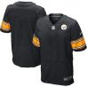 Cheap Steelers Blank Jersey Black From China Elite