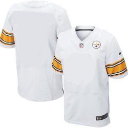 Cheap Steelers Blank Jersey White From China Elite