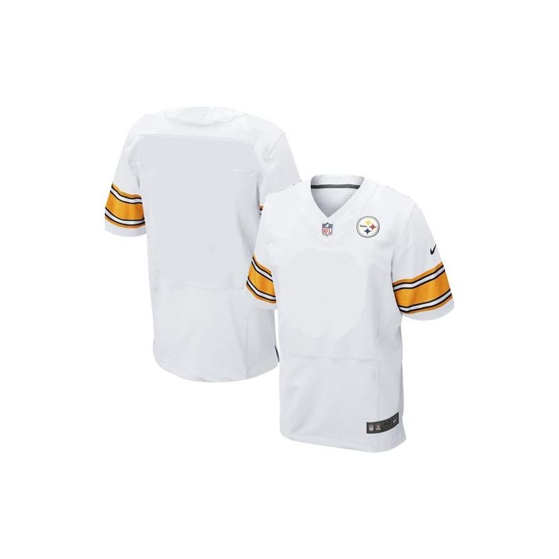 Cheap Steelers Blank Jersey White From China Elite