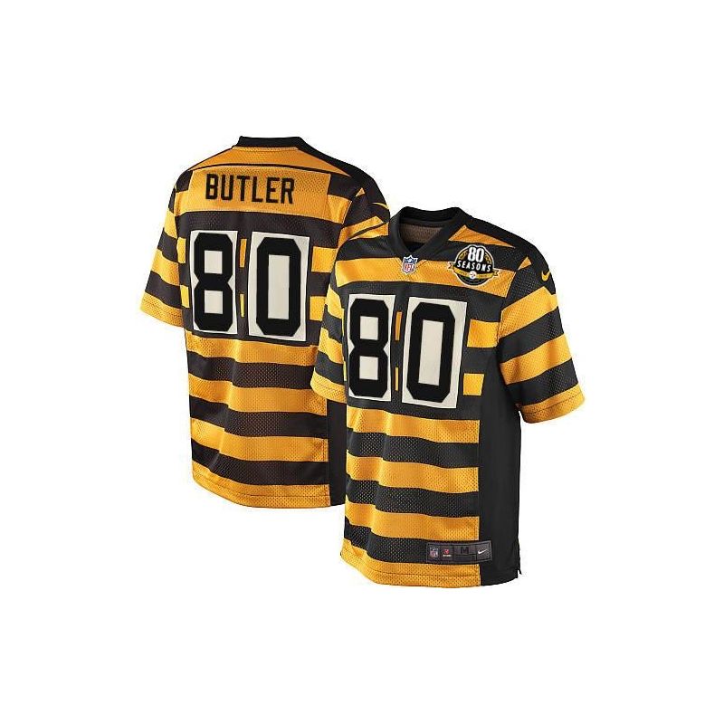 Cheap Jack Butler Steelers Jersey #80 Yellow 80 Seasons From China Elite Cheap Jack Butler Steelers Jersey #80 Yellow 80 Seasons From China Elite