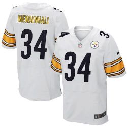 Cheap Rashard Mendenhall Steelers Jersey #34 White From China Elite