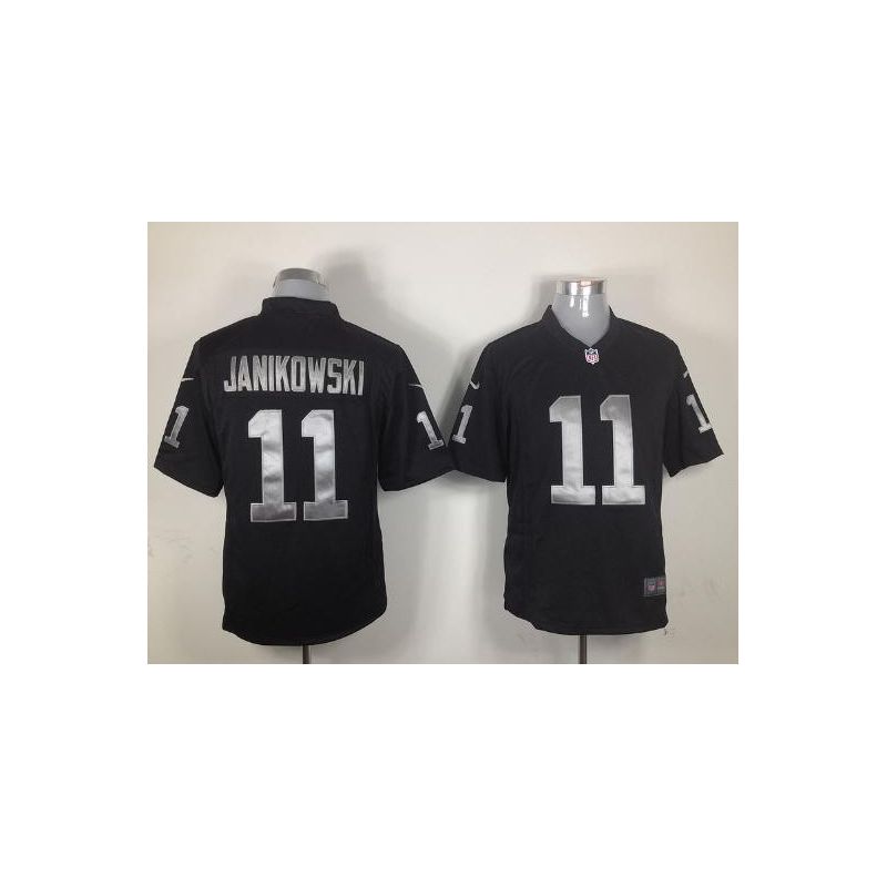 Cheap Sebastian Janikowski Raiders Jersey #11 Black From China Game Cheap Sebastian Janikowski Raiders Jersey #11 Black From China Game