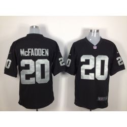 Cheap Darren McFadden Game Raiders Jersey #20 Black From China Game