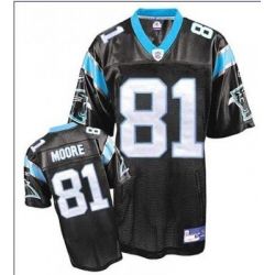 Cheap Kenneth Moore Panthers Jersey #81 Black From China