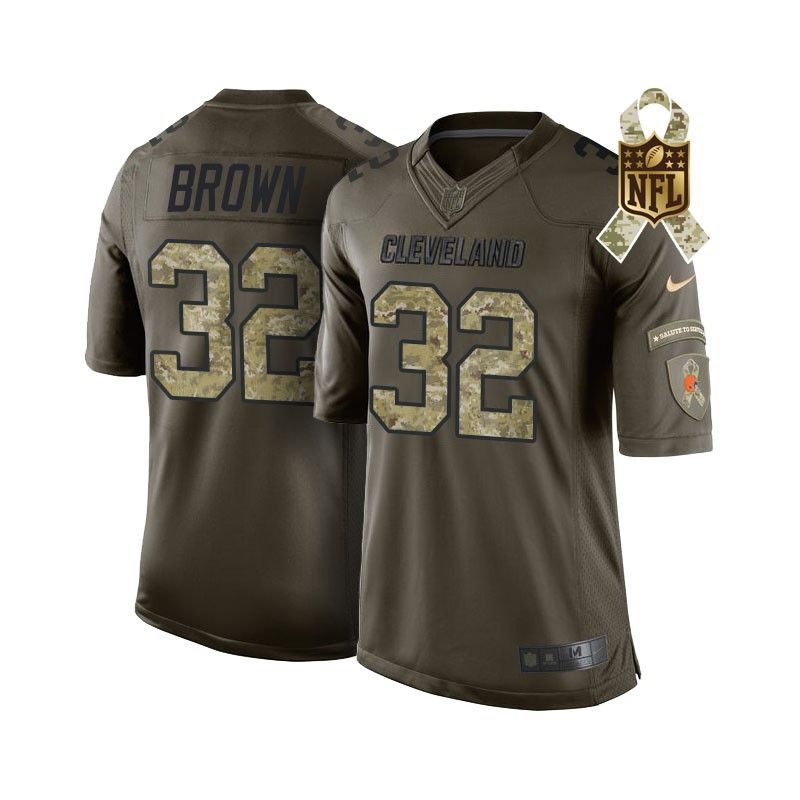 Cheap Jim Brown Browns Jersey From China #32 Olive Salute To Service Cheap Jim Brown Browns Jersey From China #32 Olive Salute To Service